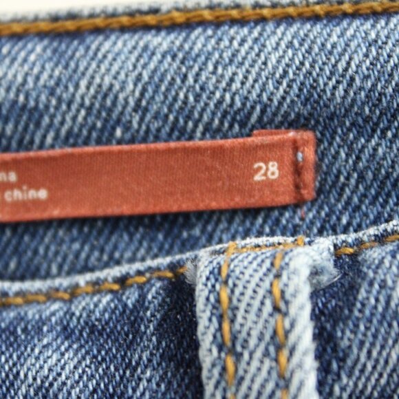 3/$30 Anthropologie Pilcro Size 28 High Rise Cigarette Skinny Raw Hem - Picture 3 of 4